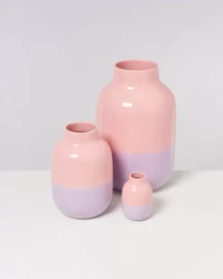 Sale Nuno Vase L Rosa Lila Vasen