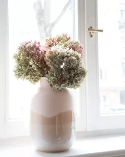 Store Nuno Vase L Sand Vasen