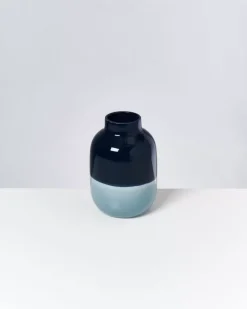 Best Sale Nuno Vase M Navy Hellblau Nuno M