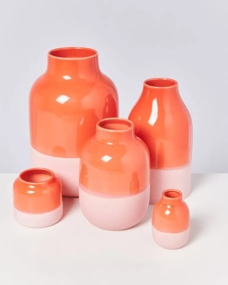 Outlet Nuno Vase M Rose Coral Vasen