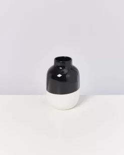 Cheap Nuno Vase M Schwarz Weis Nuno M