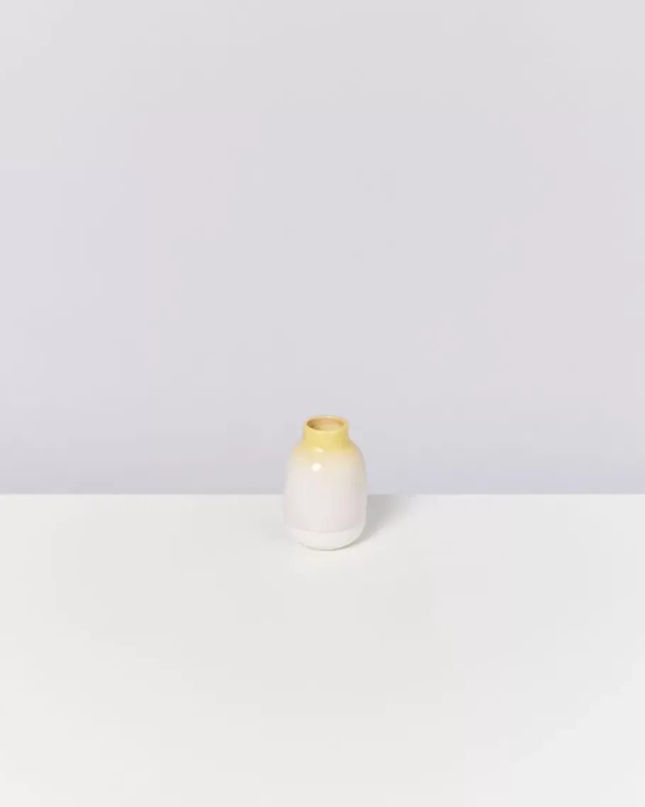Best Nuno Vase S Gelb Rosa Gesprenkelt Nuno S