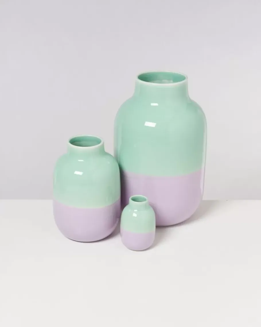 Hot Nuno Vase S Pastellmint Lila Vasen