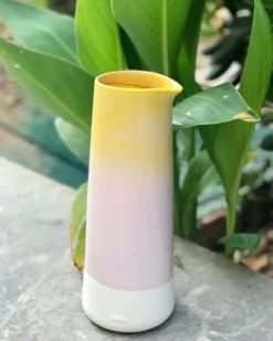 Best Sale Pinguim Karaffe Gelb Rosa Gesprenkelt Pinguim