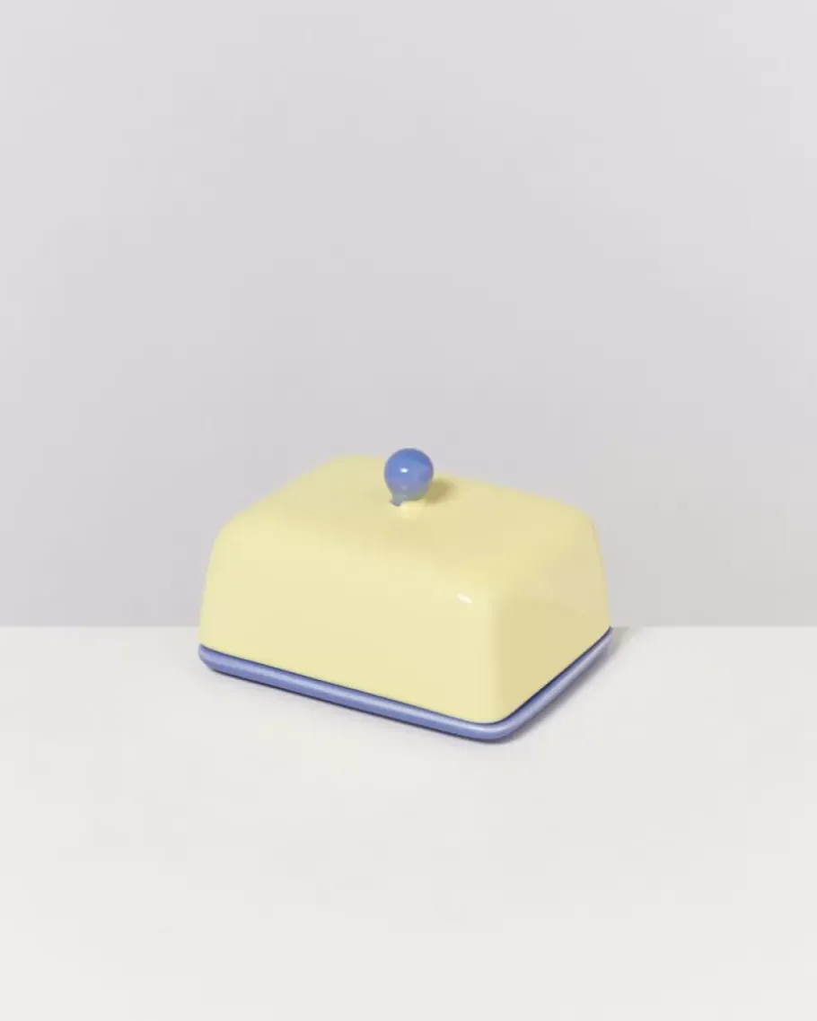 Store Seia Butterdose Gelb Cornflower Butterdosen