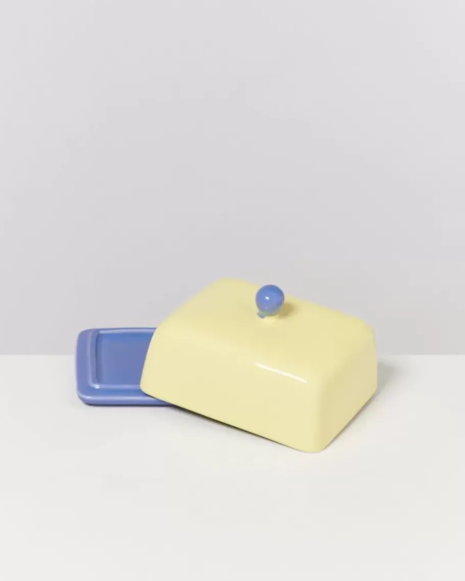 Store Seia Butterdose Gelb Cornflower Butterdosen