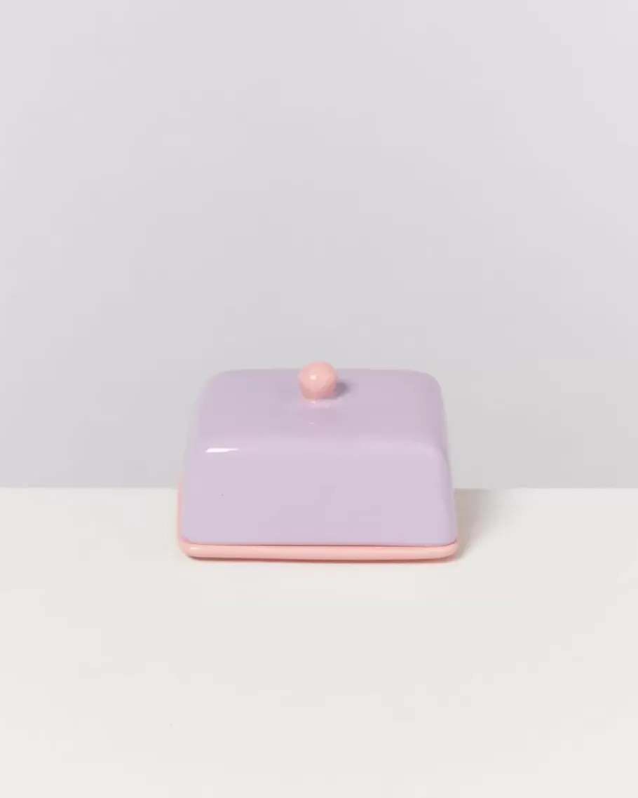 Discount Seia Butterdose Lila Rosa Butterdosen