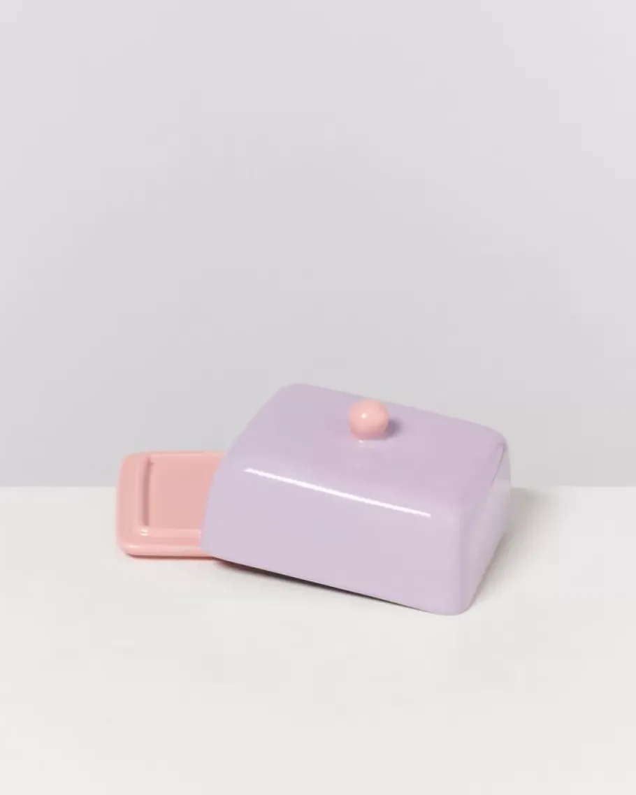 Discount Seia Butterdose Lila Rosa Butterdosen
