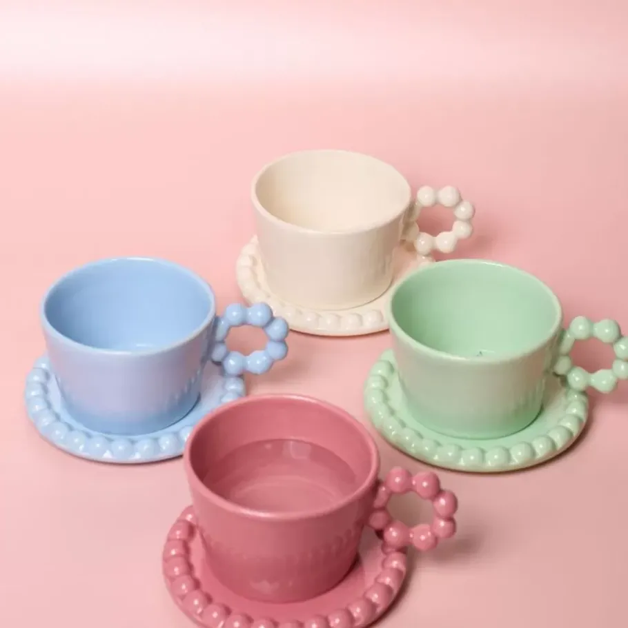 Flash Sale Seia Tasse Flor Rosa Tassen & Becher