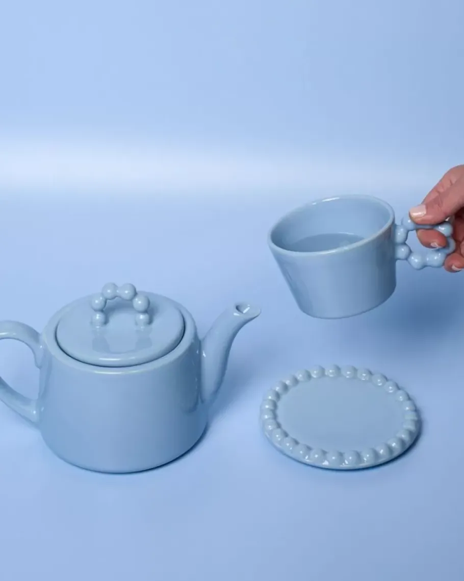 Clearance Seia Untertasse Flor Hellblau Untertassen