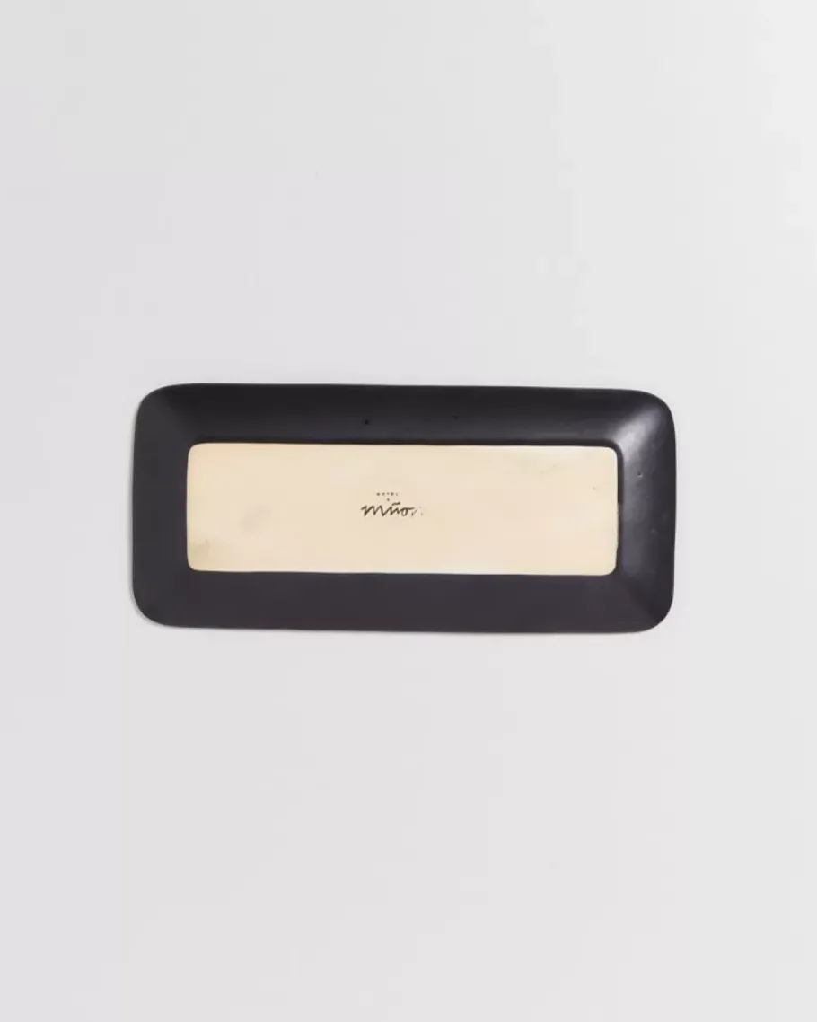 Outlet Sintra Servierplatte M Modern Schwarz Servierplatten