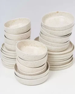 New Tavira Sand Dots - 32 Teiliges Set Geschirr Sets