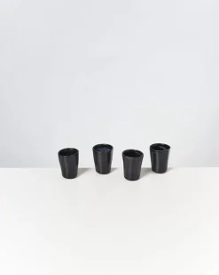 Sale Turmalina 4Er Set Espressobecher Schwarz Tassen & Becher Sets