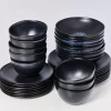 New Turmalina Schwarz - 32 Teiliges Set Geschirr Sets
