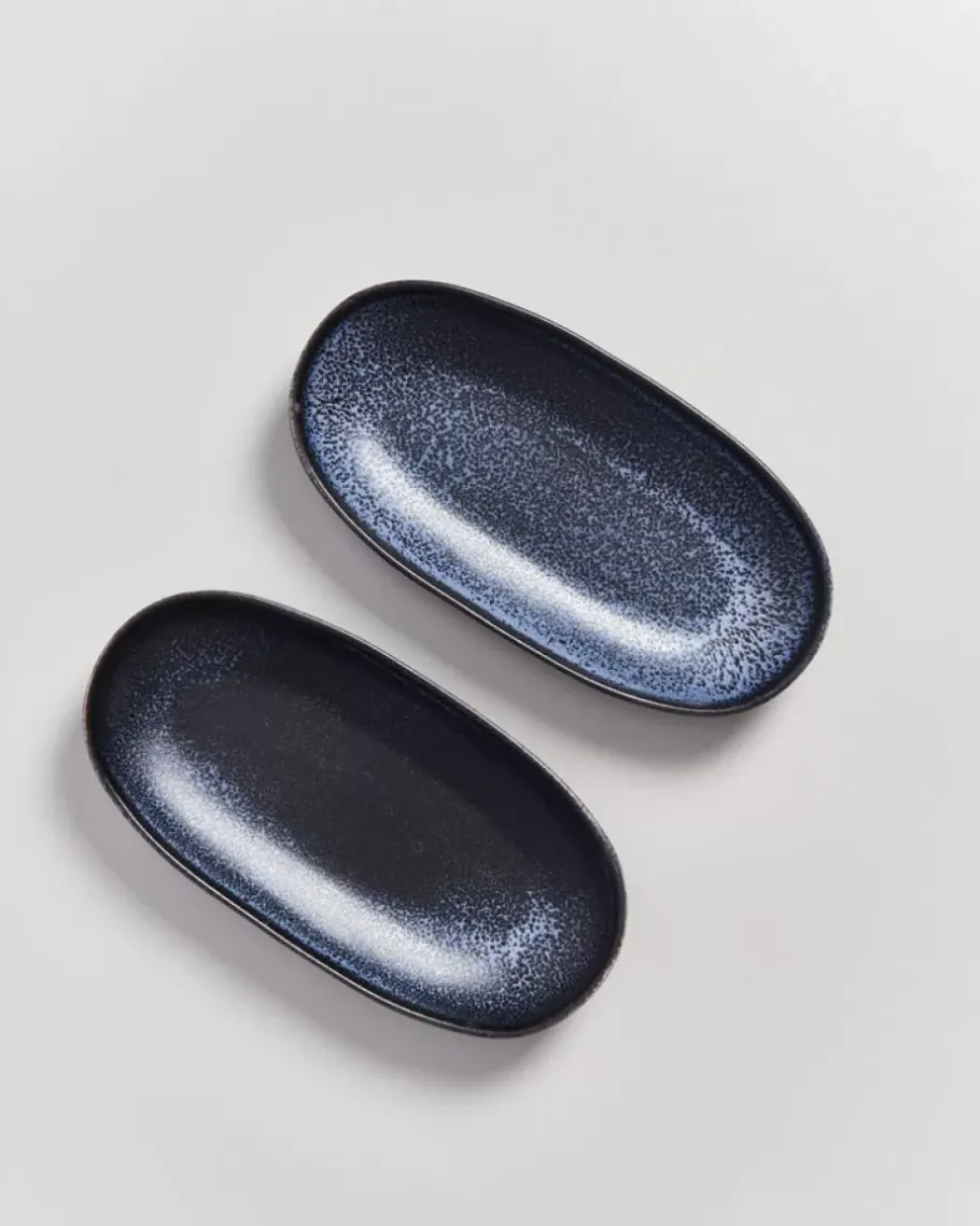 Clearance Turmalina Servierplatte M Schwarz Schmuckschälchen