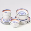 Cheap Verao Blau Orange - 24 Teiliges Set Geschirr Sets