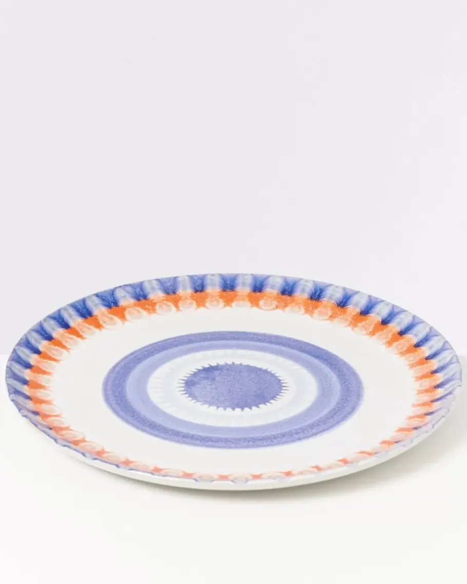 Cheap Verao Blau Orange - 24 Teiliges Set Geschirr Sets