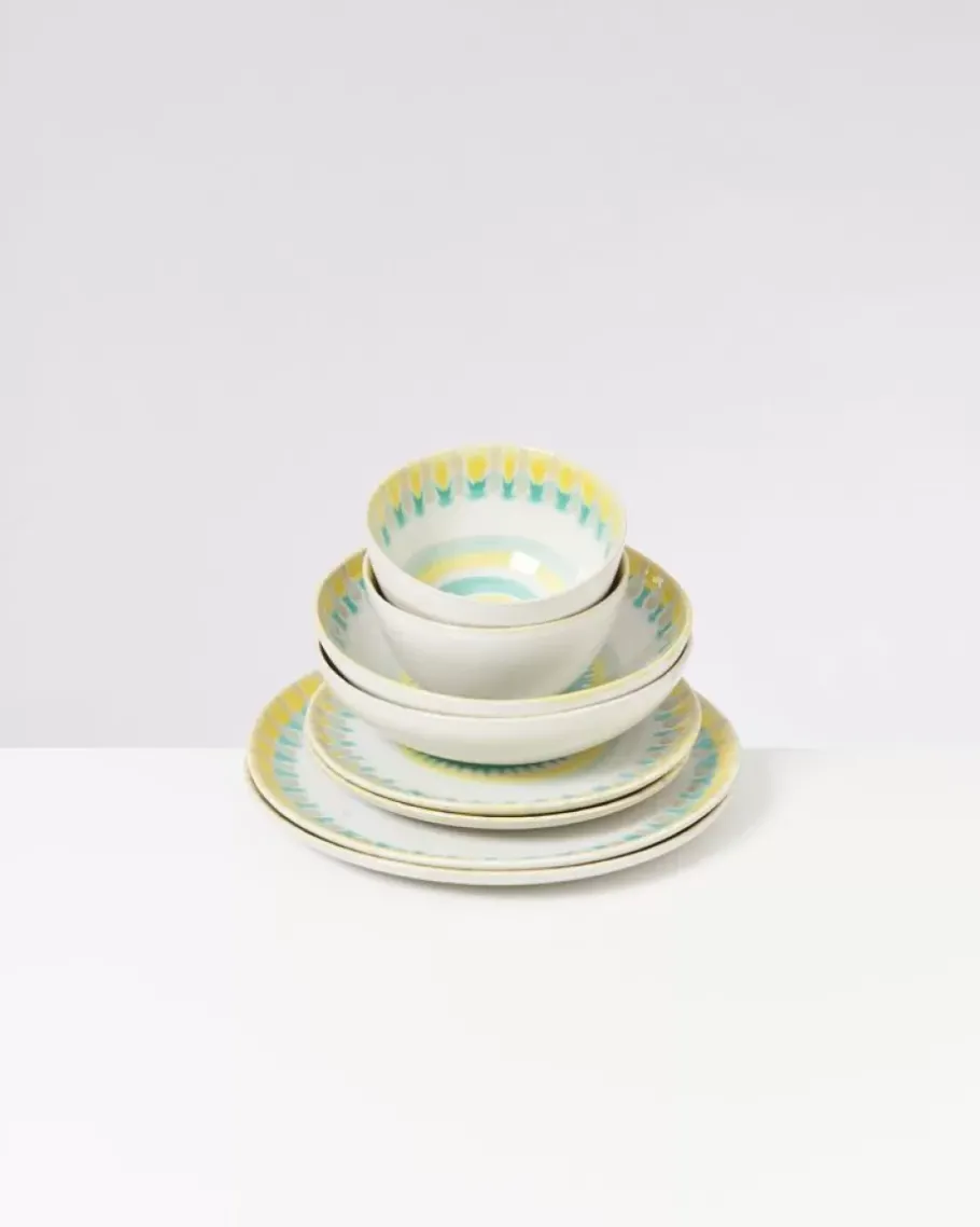Hot Verao Gelb Grun - 8 Teiliges Set 8 Teilige Sets
