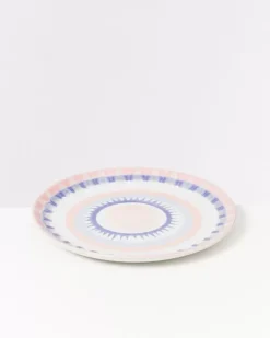 Fashion Verao Rosa Blau -24 Teiliges Set Geschirr Sets